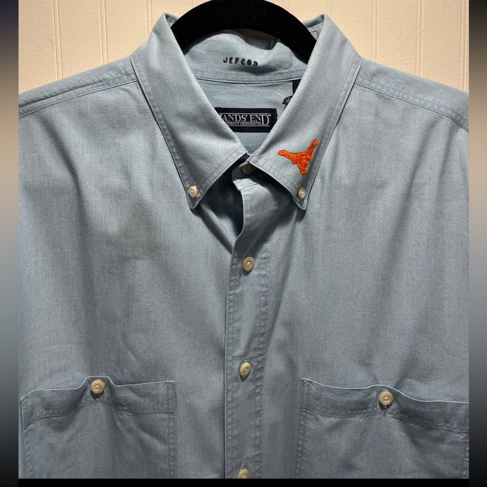 Lands’ end UT Austin longhorns button up